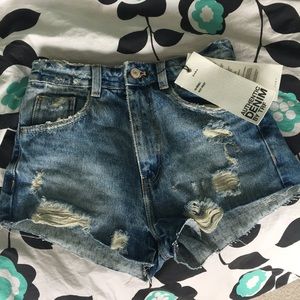 Zara Denim shorts TRF